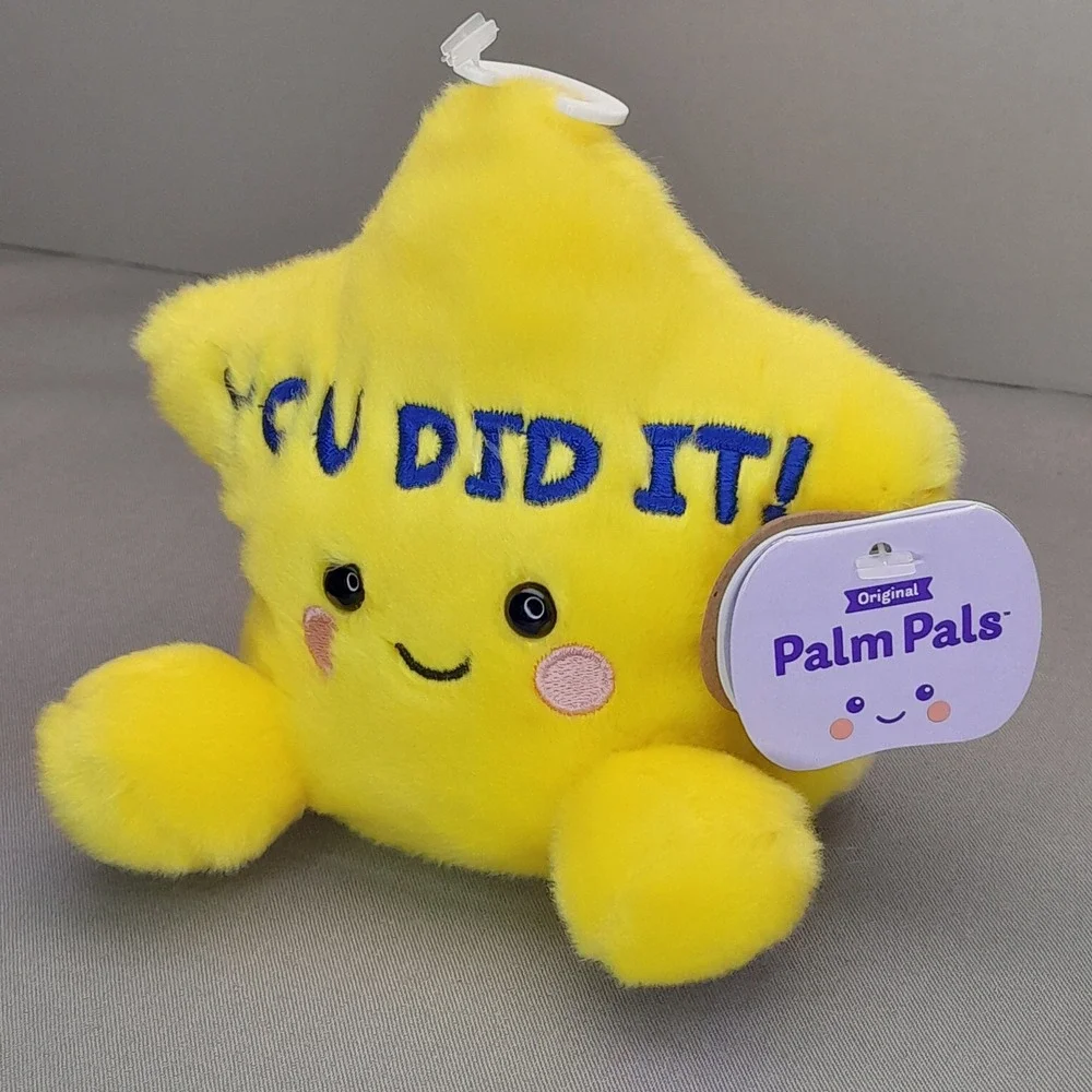Palm Pals You Did It Star Yellow Plush Seasonal Achievement Gift 1-610 NWT 5